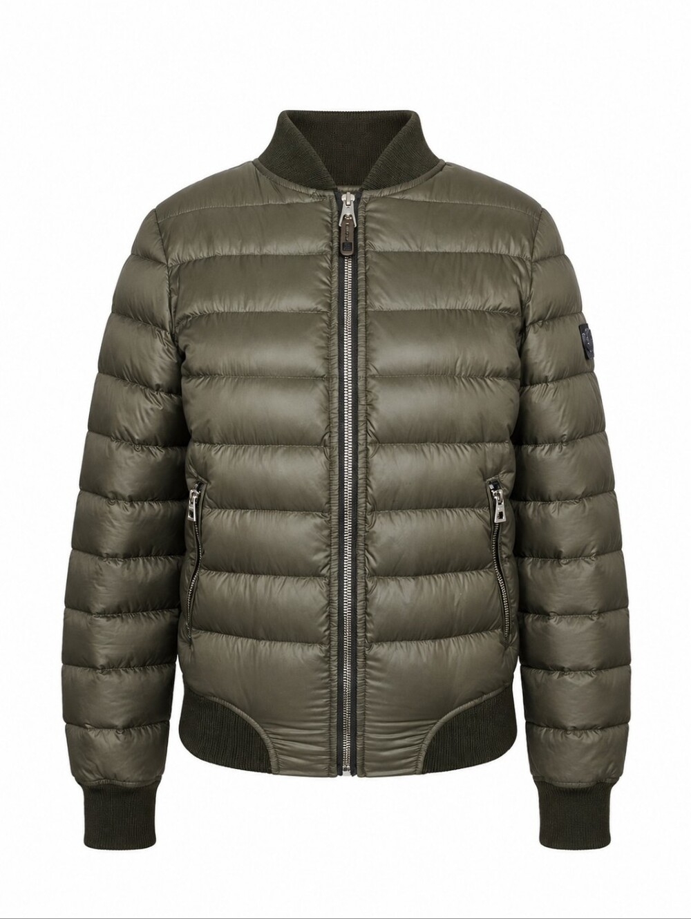 Rudsak Khaki Lightweight Puffer Bomber Jacket XS